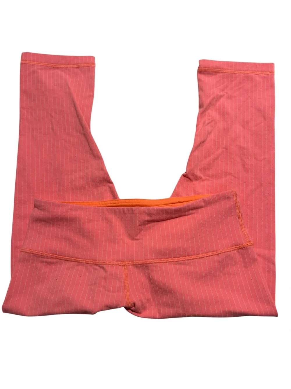 Lululemon Wunder under pin stripped size 6 cropped
